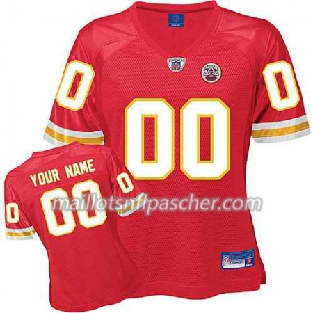 Maillot Kansas City Chiefs Custom Rouge - Femme